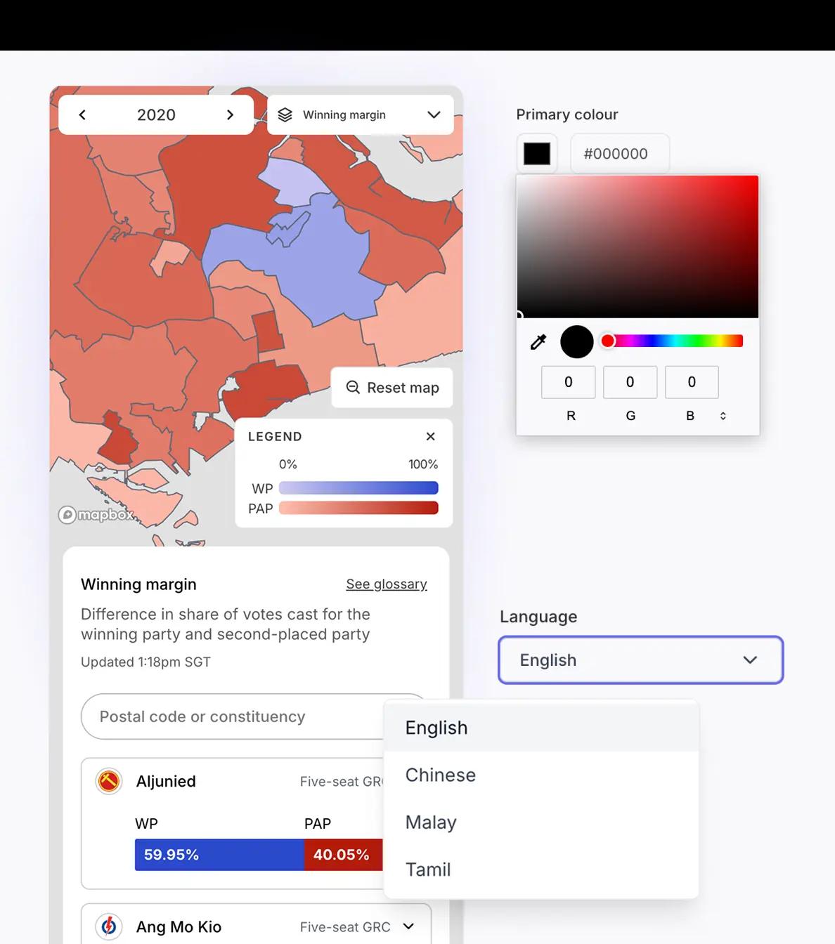 Elections embed